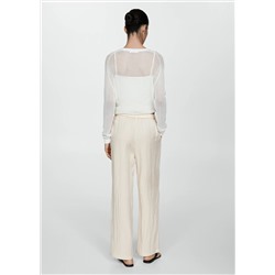 Pantalón lyocell recto