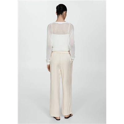 Pantalón lyocell recto