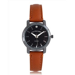 HIS AND HERS BROWN STRAP WATCH SET