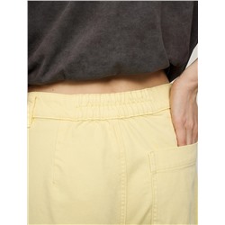 Джинсы-баррель лимонные