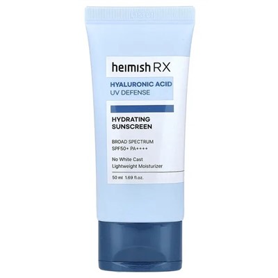 Heimish, Hydrating Sunscreen, SPF 50+ PA++++, 1.69 fl oz (50 ml) Heimish, увлажняющий солнцезащитный крем, SPF 50+ PA++++, 50 мл