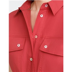 Блузка из легкого хлопкового поплина