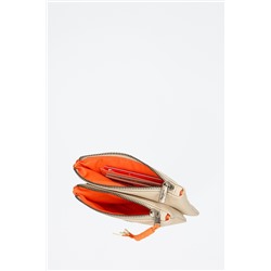 Monedero Bea Beige y naranja