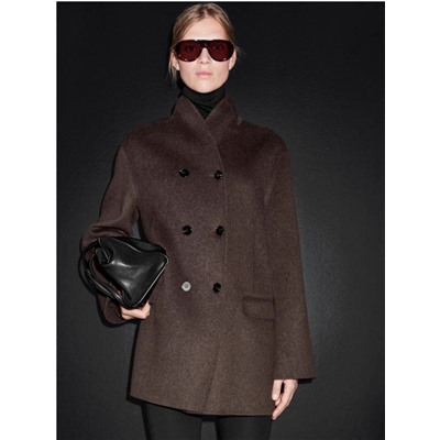 Женское шерстяное пальто МАССИМО Д