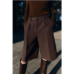 LONG BERMUDA SHORTS WITH BELT