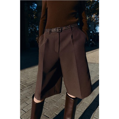 LONG BERMUDA SHORTS WITH BELT