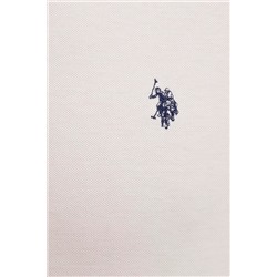 Erkek Ekru Basic Polo Yaka Tişört