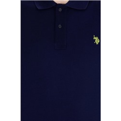 Erkek Lacivert Basic Polo Yaka Tişört