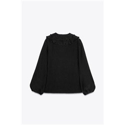 ZW COLLECTION RUFFLED SHIRT