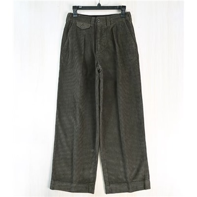 Плотные хлопковые брюки с прямой посадкой