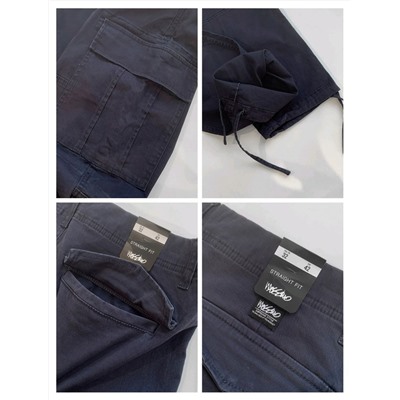 Мужские штаны джоггеры с накладными карманами МАССИМО Д