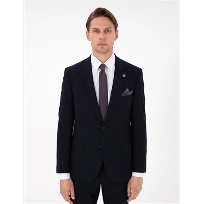 Lacivert Slim Fit Takım Elbise