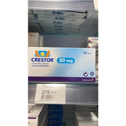 Crestor 20mg 28 tab