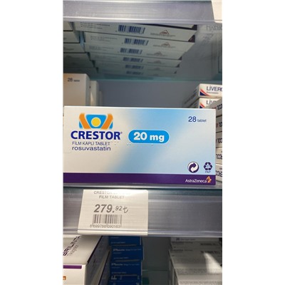 Crestor 20mg 28 tab