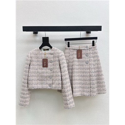 Стильный комплект/костюм из жакета и юбки ЛОРО ПИАН*О