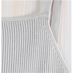 Стильное повседневное платье свободного кроя с подтяжками