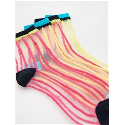 Transparente Socken, 2er-Pack