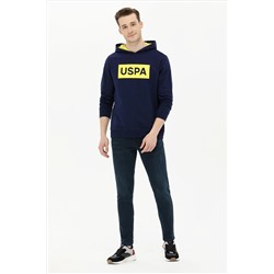 Erkek Lacivert Kapüşonlu Sweatshirt