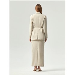 Жакет прямого кроя под пояс, ML820/asiri