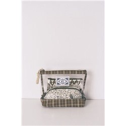 Pack 3 neceseres estampado verde