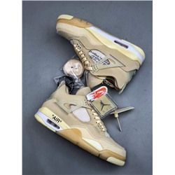 Кроссовки Off-White x Air Jorda*n 4 Retro "Cream/Sail"