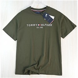 Мужская хлопковая футболка ТОММИ ХИЛФИГЕ*Р