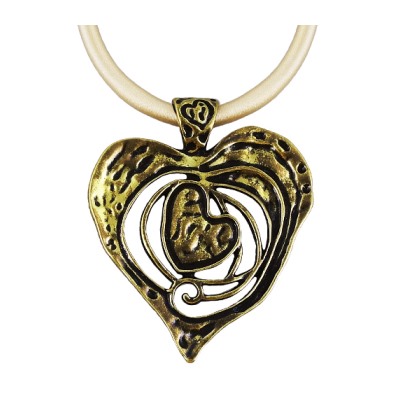 Кулон (вставки: Текстиль светло-золотой; покрытие: Бронза)JHN9784