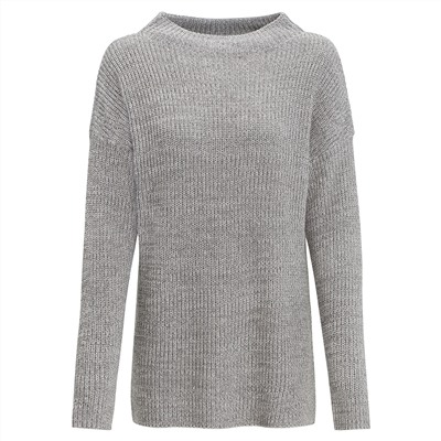 Damen Strickpullover mit Stehkragen