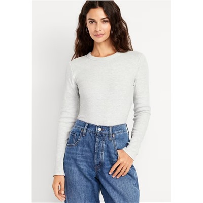 Snug Long-Sleeve Crew-Neck T-Shirt