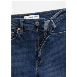 Jeans skinny tiro alto