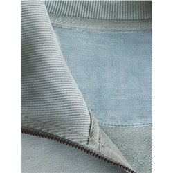 Свитшот с воротом стойкой на молнии из эластичного футера двухнитки