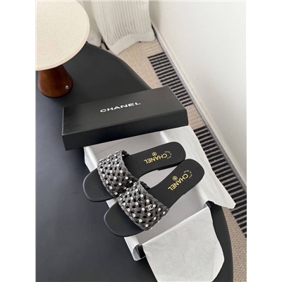 Женские шлепки / мюли 5 цветов ШАНЕЛ*Ь