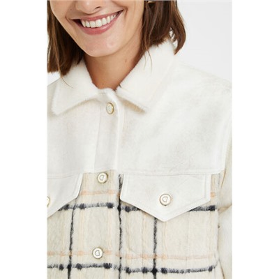 Chaqueta trucker recta lana