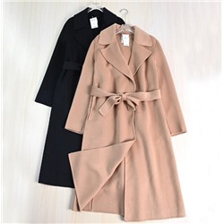 Женское двубортное шерстяное пальто средней длины МАНГ*О