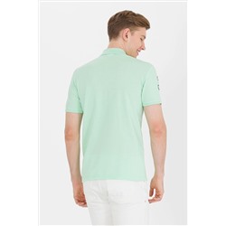 Erkek Mint Yeşili Basic Polo Yaka Tişört