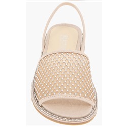 Saavi Rhinestone Mesh Sandal (Women) Reaction Kenneth Cole