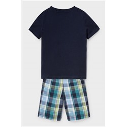 Set - Kurzarmshirt und Shorts - Bio-Baumwolle