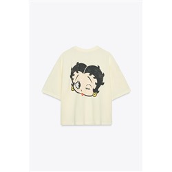 BETTY BOOP® WASHED-EFFECT T-SHIRT