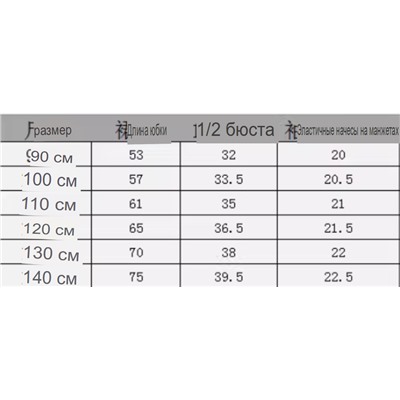 Джинсовое платье для девочек (90-140)