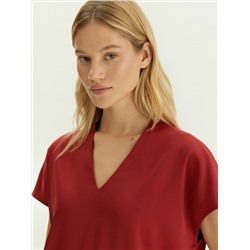 Блуза из костюмной ткани, B2781/lukum