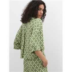 Hemd Aus Strukturierter Baumwolle