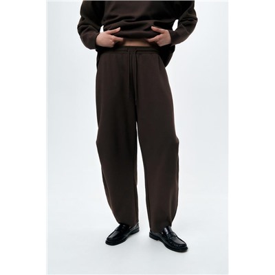 FEW ITEMS LEFT PLUSH JOGGER TROUSERS WITH PLEATS