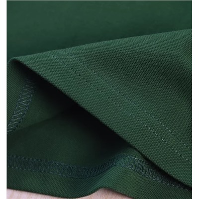 Простая повседневная мужская рубашка-поло из хлопкового пике КЕНЗ*О