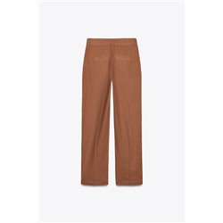 PANTALÓN RECTO CON LINO