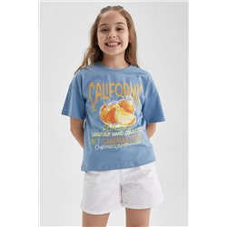 Kız Çocuk Regular Fit Kısa Kollu Tişört