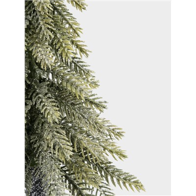 Ель искусственная, 20 см, полиэтилен, серебристая, New year