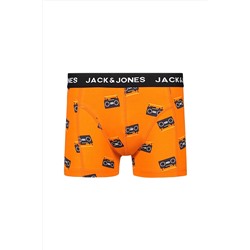 Jack & Jones 3'lü Desenli Boxer Paketi