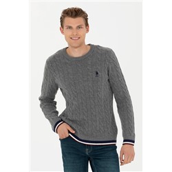 Erkek Gri Melanj Kazak