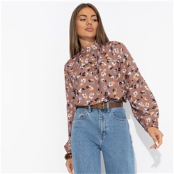 Блуза с драпировкой, Драма в деталях (фундук)