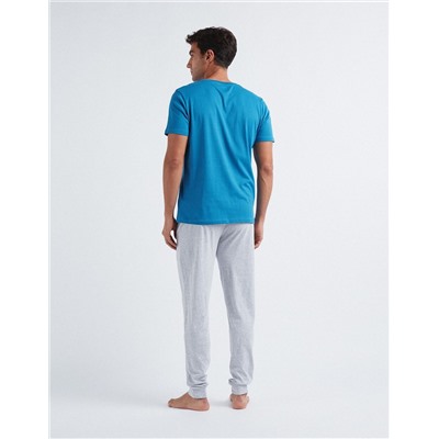 Pyjamas Trousers, Men, Light Grey